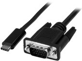 Startech USB-C - VGA Adapter 1m Fekete