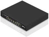 UBiQUiTi ES-8-150W EdgeSwitch 8 Gigabit PoE+ Switch - Fekete