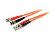 Startech FIBLCST2 optikai patch kábel LC-ST Duplex MM 2m - Narancssárga