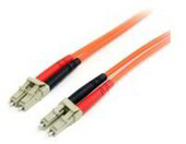 Startech FIBLCLC5 optikai patch kábel LC Duplex MM 5m - Narancssárga
