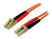 Startech 50FIBLCLC3 optikai patch kábel LC Duplex MM 3m - Narancssárga