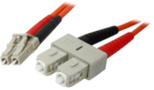 Startech FIBLCSC1 optikai patch kábel LC-SC Duplex MM 1m - Narancssárga