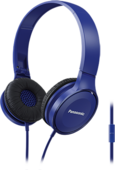 Panasonic RP-HF100ME-A Mikrofonos fejhallgató Kék