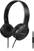 Panasonic RP-HF100ME-K Mikrofonos fejhallgató Fekete