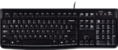 Logitech K120 USB Billentyűzet UK - Fekete