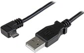 Startech USBAUB1MRA Micro USB "L" adatkábel 1m - Fekete