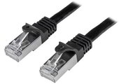 Startech N6SPAT50CMBK S/FTP CAT6 Patch kábel 0.5m Fekete
