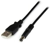 Startech USB2TYPEN1M USB - 5V DC töltőkábel 1m - Fekete