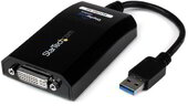 Startech USB 3.0 - DVI / VGA Video Card Multi Monitor összekötő kábel 0.78m - Fekete