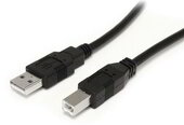 Startech USB2HAB30AC USB 2.0 A - B Aktív hosszabbító kábel 10m - Fekete