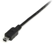 Startech USB2HAB50CM USB 2.0 A - Mini USB B összekötő kábel 0.5m - Fekete