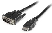 Startech HDMIDVIMM6 HDMI - DVI-D átalakító kábel 1.8m Fekete