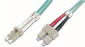 Digitus DK-2532-02/3 optikai patch kábel LC/SC Duplex MM 2m - Világoskék