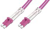 Digitus DK-2533-10-4 optikai patch kábel LC Duplex MM 10m - Magenta