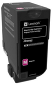 Lexmark 84C2HME (CX725) Eredeti Toner Magenta