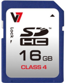 V7 16GB SDHC CL4 memóriakártya + Adapter