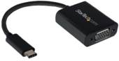 Startech CDP2VGA USB-C apa - VGA anya Adapter - Fekete