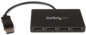 Startech MSTDP124DP DisplayPort apa - 4x DisplayPort anya adapter - Fekete
