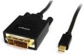Startech MDP2DVIMM6 mini DisplayPort - DVI (Apa-Apa) Adapterkábel 1.8m Fekete