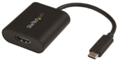 Startech CDP2HD4K60SA USB-C apa - HDMI anya adapter - Fekete