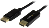 Startech DP2HDMM2MB DisplayPort - HDMI (apa - apa) kábel 1.8m - Fekete