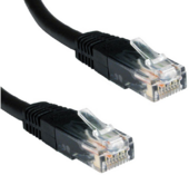 Digitus DK-1512-010/BL U-UTP CAT5e Patch kábel 1m Fekete