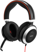 Jabra EVOLVE 80 UC Headset Fekete