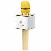Technaxx BT-X31 MusicMan Karaoke Mikrofon - Fehér/arany