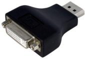 Startech DP2DVIADAP DisplayPort - DVI (Apa-Anya) Adapter Fekete