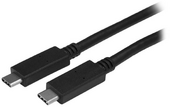 Startech USB31C5C1M USB Type-C - USB Type-C (Apa-Apa) Kábel 1m Fekete
