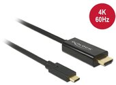 DELOCK kábel USB Type-C male to HDMI male (DP Alt Mode) 4K 60Hz, 1m