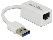 DELOCK Átalakító USB 3.0 to Gigabit LAN kompakt, fehér