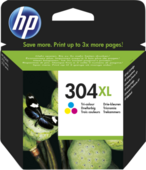 HP Gyári Patron No304 XL tricolor színes, 300/oldal