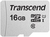 Transcend microSDHC USD300S 16GB CL10 UHS-I U3 Up to 95MB/S