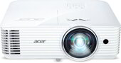 ACER S1386WHn DLP 3D Projektor - WXGA, 3600lm, 20000/1, HDMI, RJ45, short throw, Fehér
