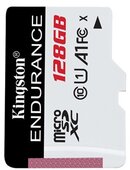KINGSTON Memóriakártya MicroSDXC 128GB CL10 A1 UHS-I High Endurance (95/45)