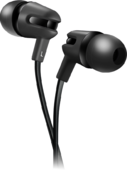 CANYON Sztereó fülhallgató mikrofonnal - Fekete színben