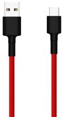 Xiaomi Mi USB-A to USB-C fonott adatkábel 1m - Piros/fekete - SJV4110GL