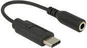 Delock Audio Adapter USB Type-C bemeneti > Stereo Jack kimeneti 14 cm (65842)