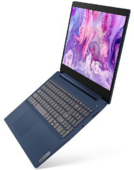 Lenovo Ideapad 3 - 15.6" FullHD IPS, Core i5-1135G7, 12GB, 500GB SSD, Microsoft Windows 11 Home - Kék Laptop 3 év garanciával(verzió)