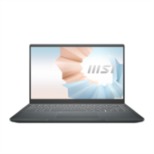 MSI Modern 14 B11MOU - 14" FullHD IPS-Level, Core i3-1115G4, 8GB, 256GB SSD, DOS - Karbon szürke Üzleti Laptop 3 évgaranciával