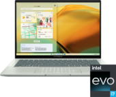 Asus ZenBook 14 OLED (UX3402) - 14" 2.8K OLED 90Hz, Core i5-1240P, 16GB, 512GB SSD, Microsoft Windows 11 Home - Világos hidegzöld Ultrabook 3 év garanciával