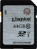 Kingston 64GB SDXC Class10 UHS-I 45MB/s Read Flash Card