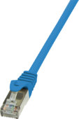 LogiLink CAT5e F/UTP Patch Cable AWG26 blue 0,25m