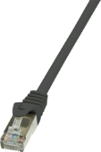 LogiLink CAT5e F/UTP Patch Cable AWG26 black 0,50m