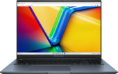 Asus VivoBook Pro 16 OLED (K6602ZE) - 16" 3.2K OLED 120Hz, Core i7-12700H, 16GB, 512GB SSD, nVidia GeForce RTX 3050TI 4GB, Microsoft Windows 11 Home - Csendes kék Laptop 3 év garanciával