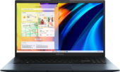 Asus VivoBook Pro 15 OLED (M6500RE) - 15.6" FullHD OLED, Ryzen 7-6800H, 16GB, 512GB SSD, nVidia GeForce RTX 3050TI 4 GB, DOS - Csendes kék Laptop 3 év garanciával