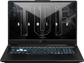 Asus TUF Gaming F17 (FX706HF) - 17.3" FullHD IPS 144Hz, Core i5-11400H, 16GB, 512GB SSD, nVidia GeForce RTX 2050 4GB, DOS - Grafit fekete Gamer Laptop 3 év garanciával