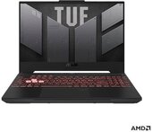 Asus TUF Gaming A15 (FA507NU) - 15.6" FullHD IPS-Level 144Hz, Ryzen 7-7735HS, 16GB, 1TB SSD, nVidia GeForce RTX 4050 6GB, Microsoft Windows 11 Home - Mecha szürke Gamer Laptop 3 év garanciával