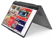 Lenovo Yoga 7 - 14" WUXGA OLED Touch 90Hz, Core Ultra i7-155U, 16GB, 1TB SSD, Microsoft Windows 11 Home - Viharszürke Átalakítható Laptop 3 év garanciával